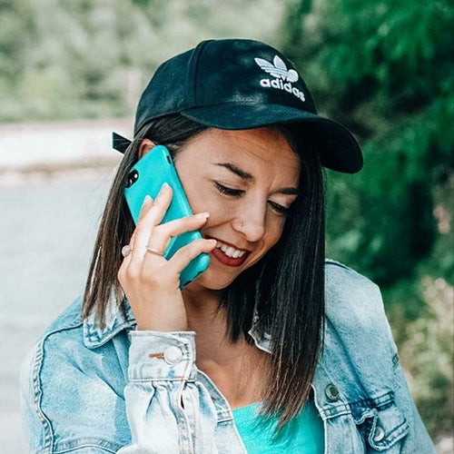 Coque de téléphone biodégradable - Bleu océan