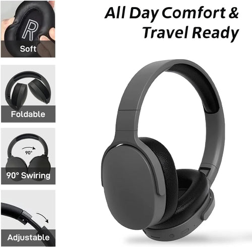#P2961 Casque sans fil Bluetooth 5.3 supra-auriculaire Hifi stéréo