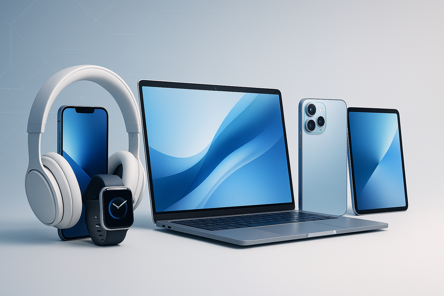 Hero image for a consumer electronics eCommerce site